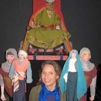 Beckie with Tia Norica puppets